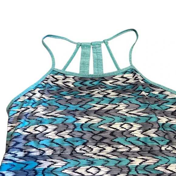 The North Face Exposure Dress Women's Size M Teal/Navy Tank Strappy Summer - Picture 2 of 8